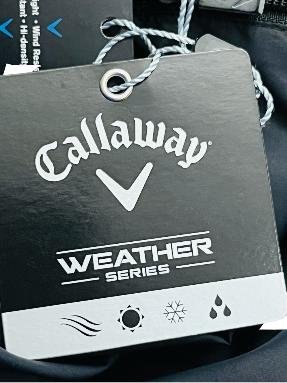Callaway Windbreaker Jacket XL Black Golf 1/4 Zip Short Sleeve Zip/Pockets NEW - Picture 14 of 15